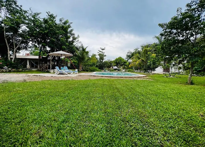 Pousada Chak Chel With Pool In The Mayan Jungle